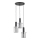 Chandelier on a string CELIA 3xE27/60W/230V black