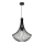 Chandelier on a string CESTA 1xE27/60W/230V black