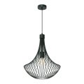 Chandelier on a string CESTA 1xE27/60W/230V green