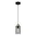 Chandelier on a string CHIC 1xE27/60W/230V black/grey