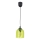 Chandelier on a string CHRIS 1xE27/60W/230V d. 11 cm green