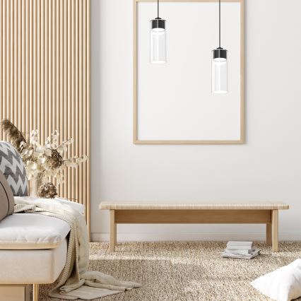 Chandelier on a string CLARISSA 1xGX53/12W/230V black