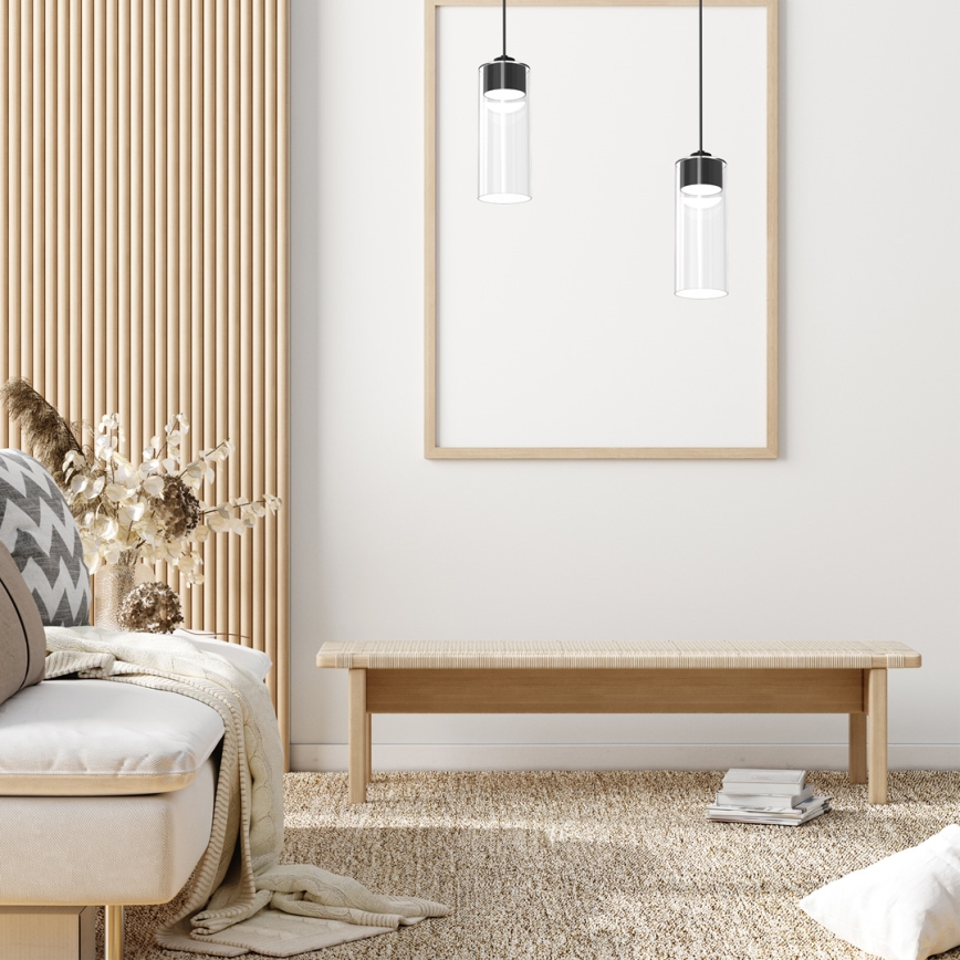 Chandelier on a string CLARISSA 1xGX53/12W/230V black