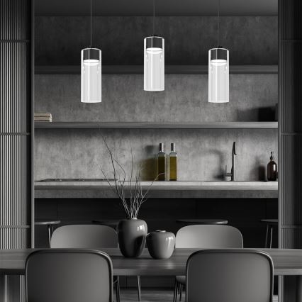 Chandelier on a string CLARISSA 3xGX53/12W/230V black