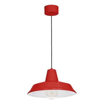 Chandelier on a string CLASS 1xE27/15W/230V red