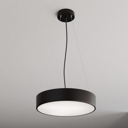 Chandelier on a string CLEO 3xE27/24W/230V d. 40 cm black