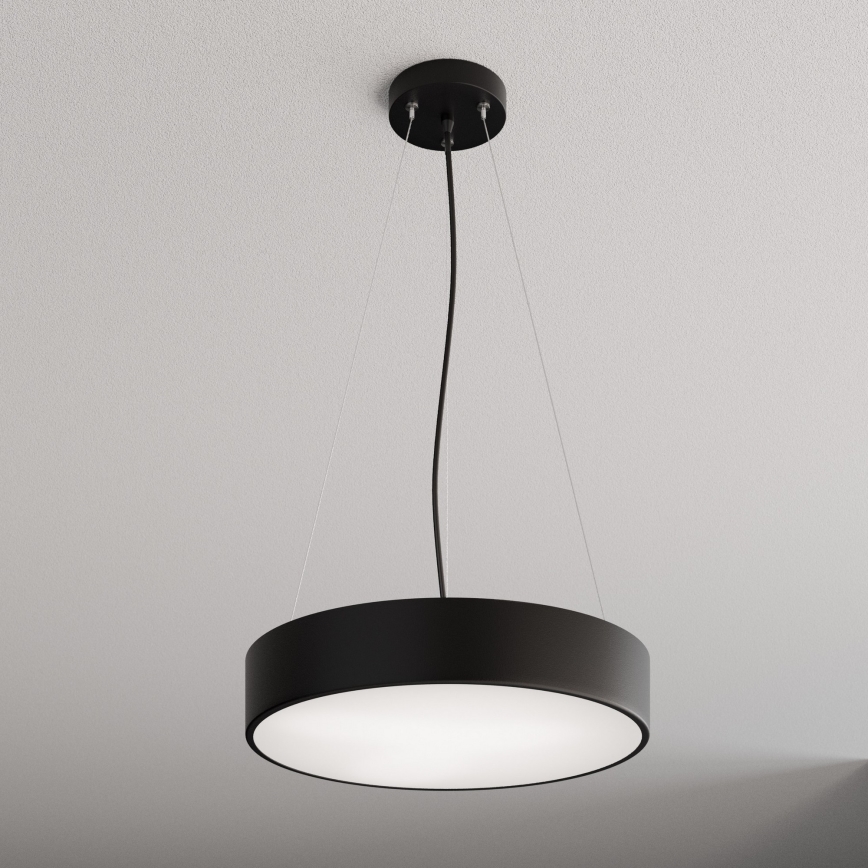 Chandelier on a string CLEO 3xE27/24W/230V d. 40 cm black