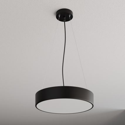 Chandelier on a string CLEO 3xE27/24W/230V d. 40 cm black