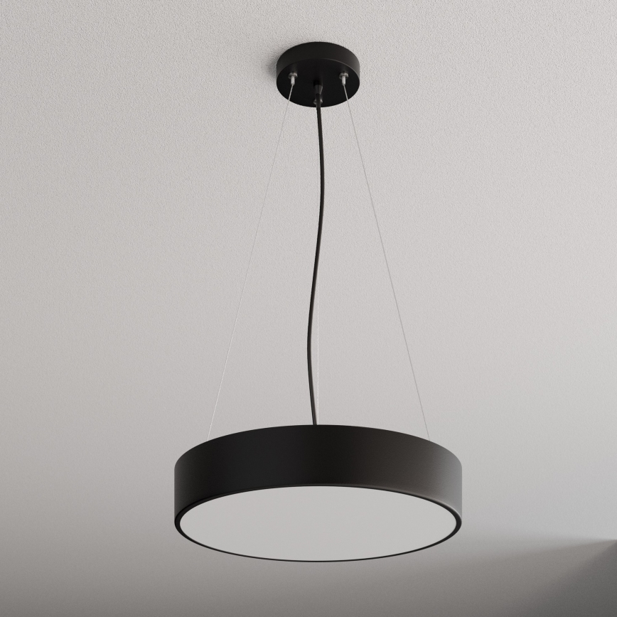 Chandelier on a string CLEO 3xE27/24W/230V d. 40 cm black