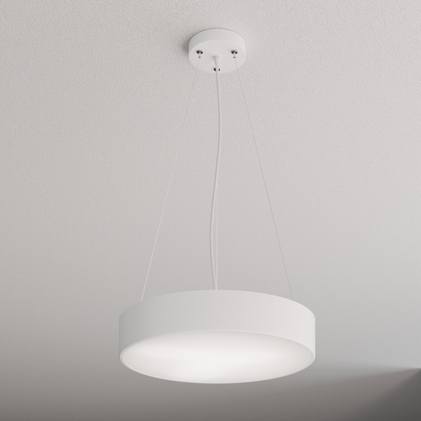 Chandelier on a string CLEO 3xE27/24W/230V d. 40 cm white