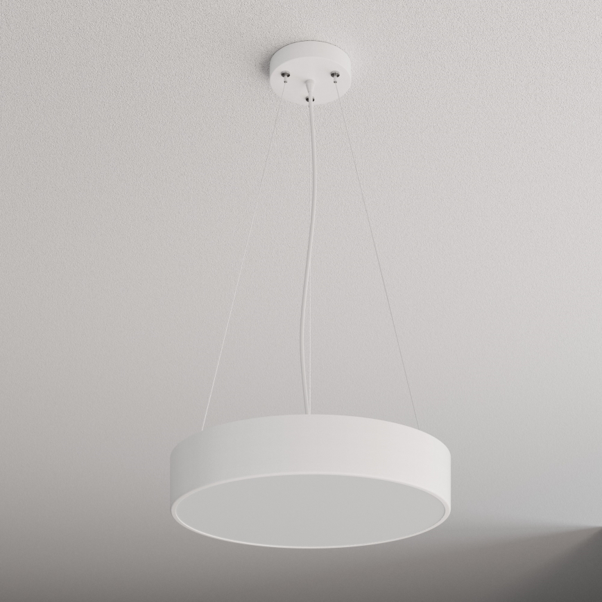 Chandelier on a string CLEO 3xE27/24W/230V d. 40 cm white