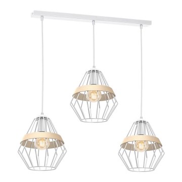 Chandelier on a string CLIF 3xE27/60W/230V