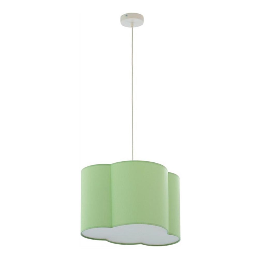 Chandelier on a string CLOUD 1xE27/25W/230V green