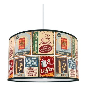 Chandelier on a string COFFEE 1xE27/60W/230V