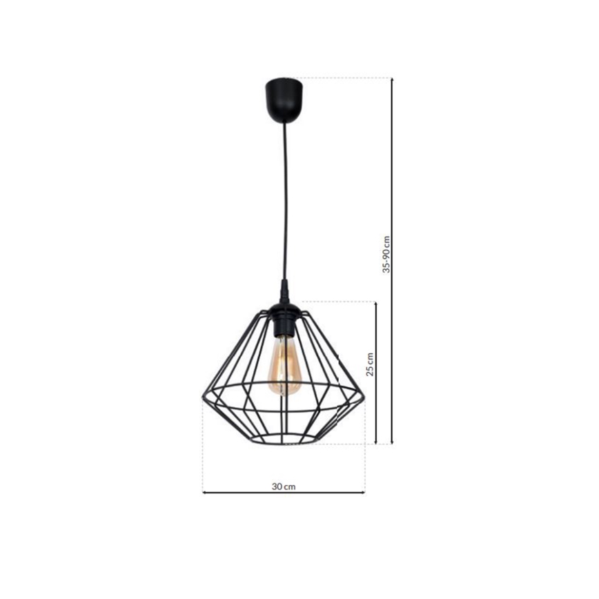 Chandelier on a string COLIN 1xE27/60W/230V