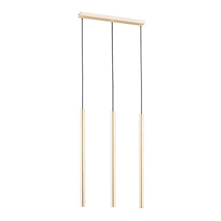 Chandelier on a string COLLET 3xG9/40W/230V gold