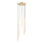 Chandelier on a string COLLET 5xG9/40W/230V d. 30 cm gold