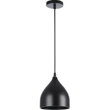 Chandelier on a string COMO 1xE27/60W/230V d. 17 cm black