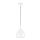 Chandelier on a string COMO 1xE27/60W/230V d. 17 cm white