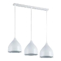Chandelier on a string COMO 3xE27/60W/230V white
