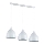 Chandelier on a string COMO 3xE27/60W/230V white