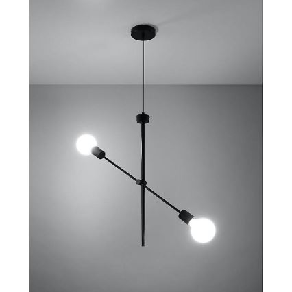 Chandelier on a string CONCEPT 2xE27/60W/230V