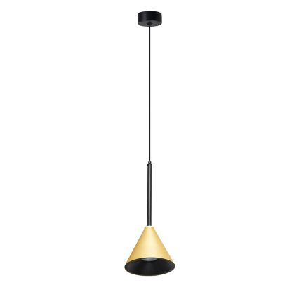 Chandelier on a string CONE 1xGU10/10W/230V gold/black