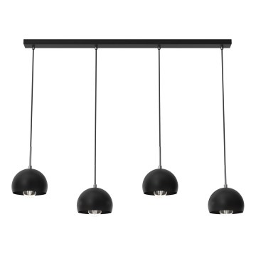 Chandelier on a string COOL 4xE27/60W/230V black
