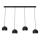 Chandelier on a string COOL 4xE27/60W/230V black