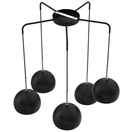 Chandelier on a string COOL 5xE27/60W/230V
