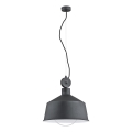Chandelier on a string CORA 1xE27/15W/230V grey
