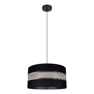 Chandelier on a string CORAL 1xE27/60W/230V black