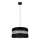 Chandelier on a string CORAL 1xE27/60W/230V black