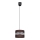 Chandelier on a string CORAL 1xE27/60W/230V d. 20 cm brown