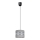 Chandelier on a string CORAL 1xE27/60W/230V d. 20 cm grey