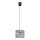 Chandelier on a string CORAL 1xE27/60W/230V d. 20 cm grey