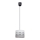 Chandelier on a string CORAL 1xE27/60W/230V d. 20 cm white/grey