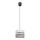 Chandelier on a string CORAL 1xE27/60W/230V d. 20 cm white/grey