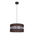 Chandelier on a string CORAL 1xE27/60W/230V d. 40 cm brown