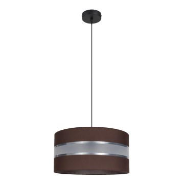 Chandelier on a string CORAL 1xE27/60W/230V d. 40 cm brown