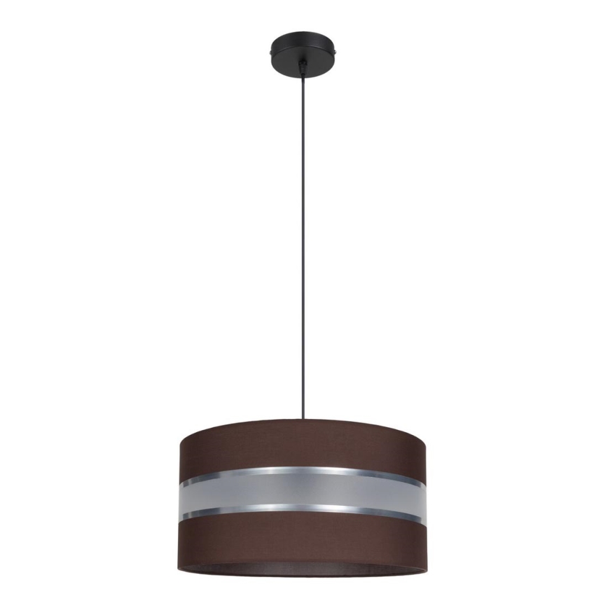 Chandelier on a string CORAL 1xE27/60W/230V d. 40 cm brown