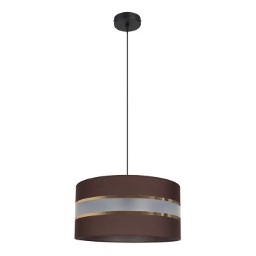 Chandelier on a string CORAL 1xE27/60W/230V d. 40 cm brown
