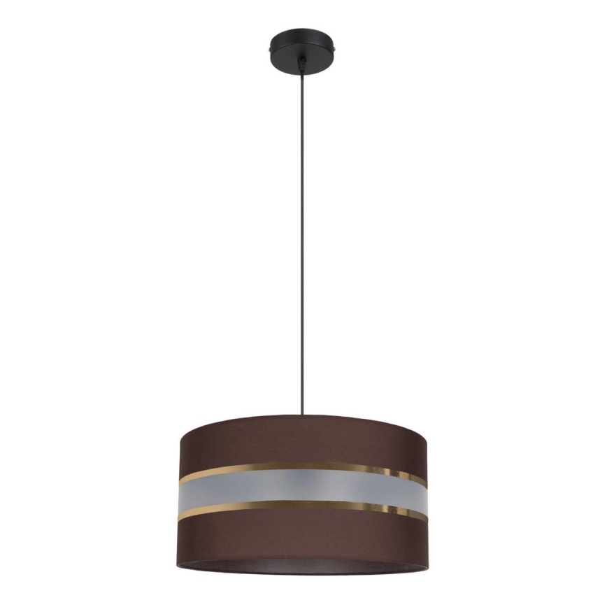 Chandelier on a string CORAL 1xE27/60W/230V d. 40 cm brown