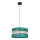 Chandelier on a string CORAL 1xE27/60W/230V d. 40 cm green