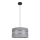 Chandelier on a string CORAL 1xE27/60W/230V d. 40 cm grey