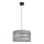 Chandelier on a string CORAL 1xE27/60W/230V d. 40 cm grey