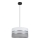 Chandelier on a string CORAL 1xE27/60W/230V d. 40 cm white/grey