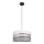 Chandelier on a string CORAL 1xE27/60W/230V d. 40 cm white/grey