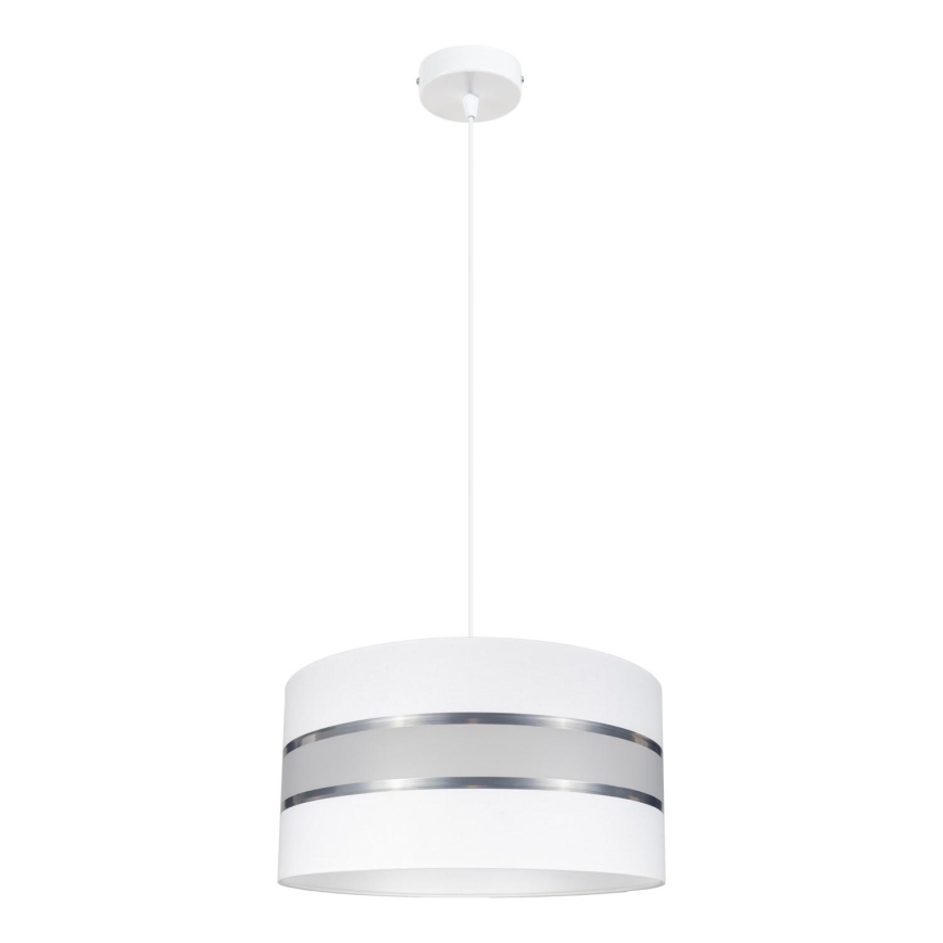 Chandelier on a string CORAL 1xE27/60W/230V white