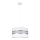 Chandelier on a string CORAL 1xE27/60W/230V white